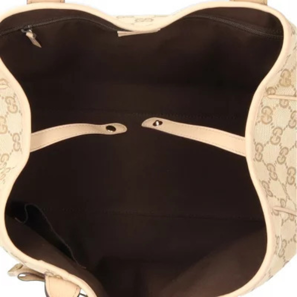 Gucci Tote Beige Bag Princy Canvas GG - Picture 6 of 8